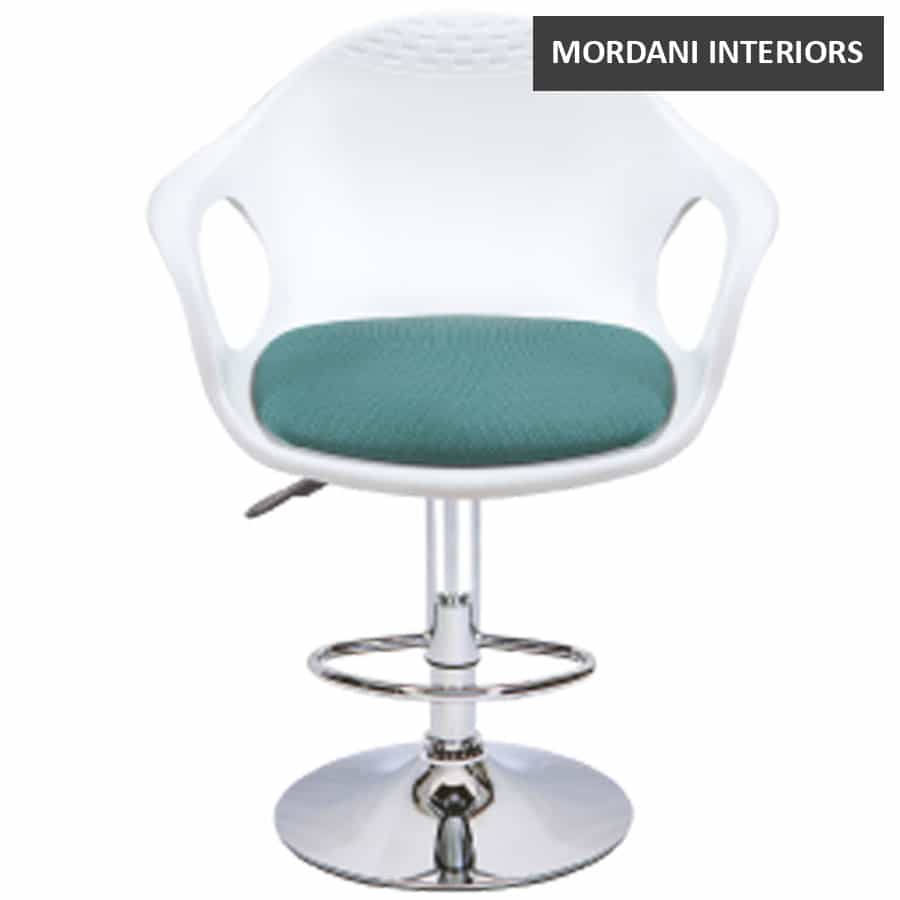 Berger Designer  White Bar Stool